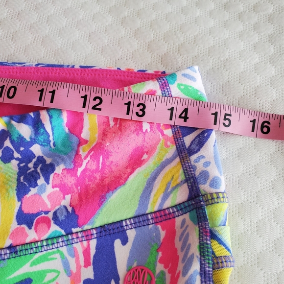 RARE Lilly Pulitzer Leggings Large Rochelle Weekender Capri Dancing on Deck‎ L - Picture 11 of 16